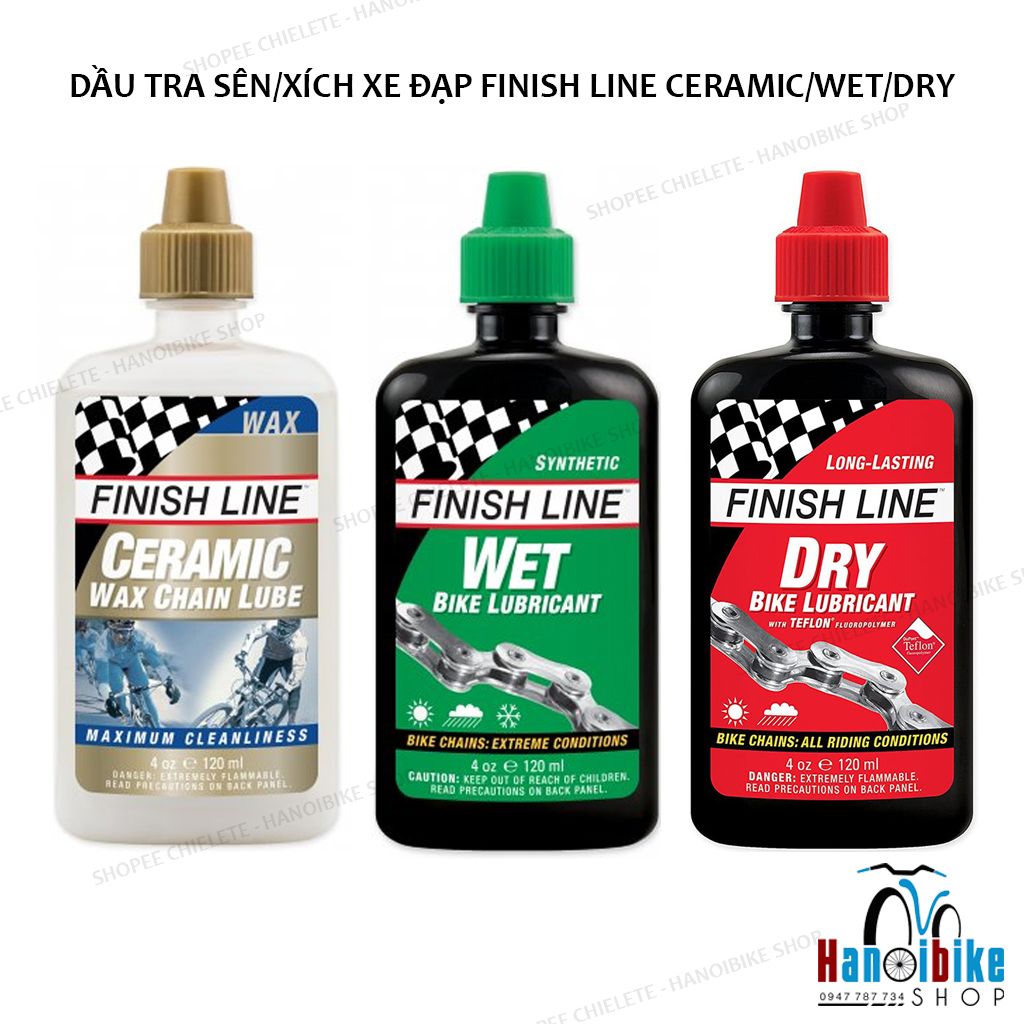 Các loại dầu sên xe đạp phổ biến trên thị trường hiện nay