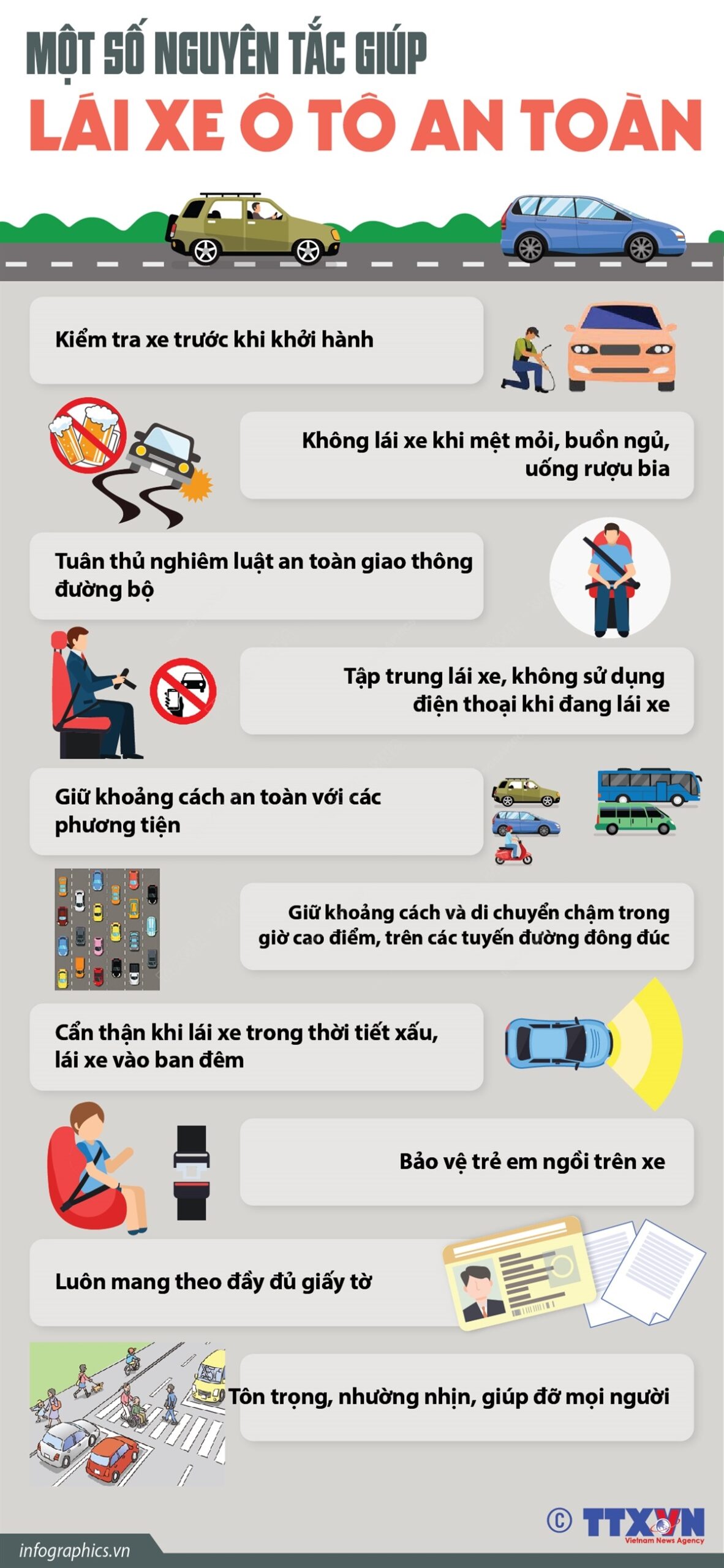 Các nguyên tắc cơ bản cần tuân thủ khi lái xe xuống dốc