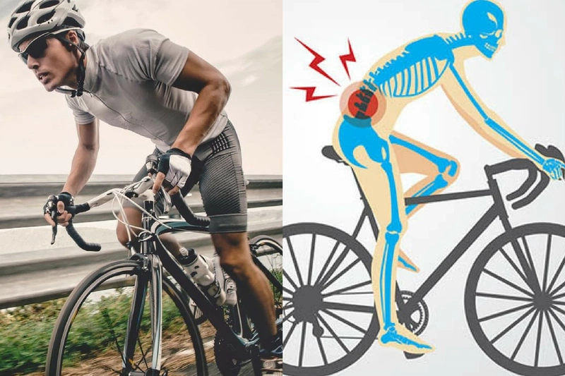 Các tư thế đạp xe đúng giúp bảo vệ cột sống