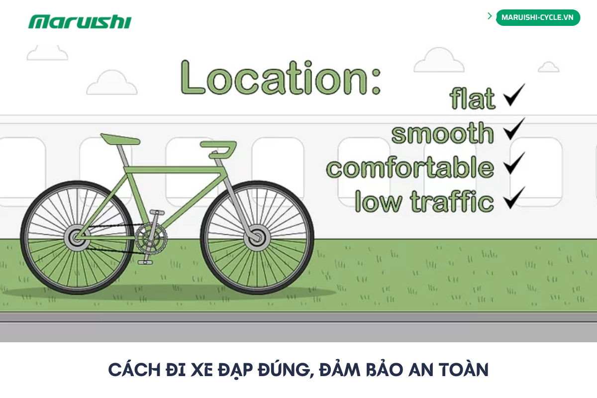 Hướng dẫn đạp xe an toàn cho người mới bắt đầu trong môi trường đô thị