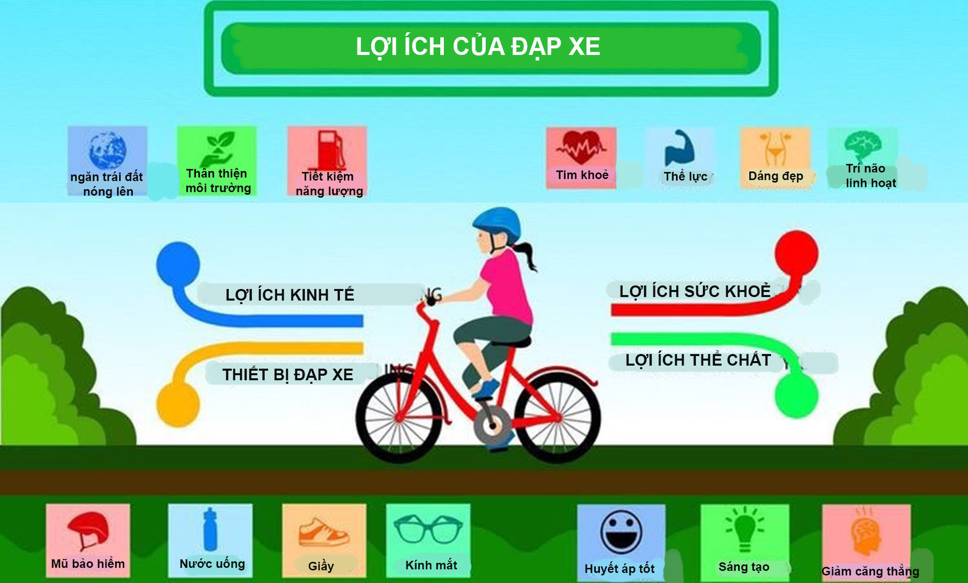Lợi ích của việc đạp xe đường dài đối với sức khỏe và môi trường