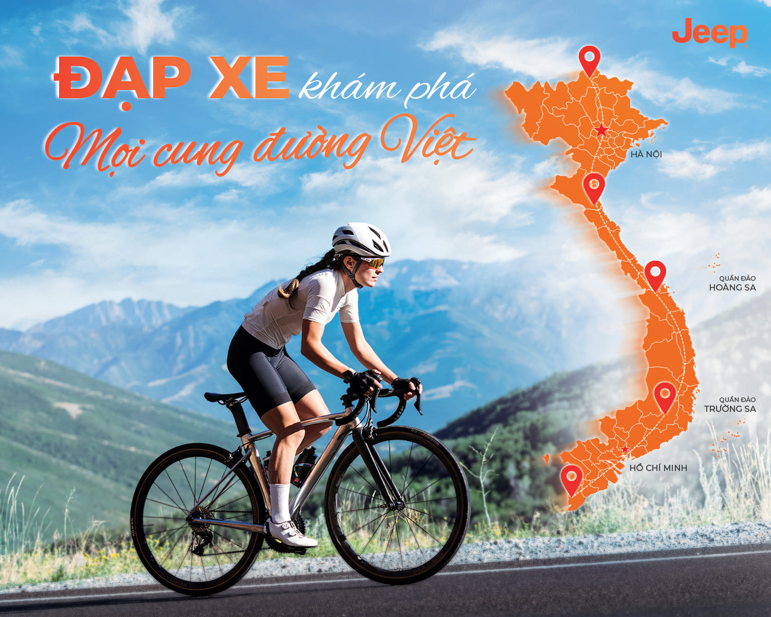 Tổng hợp cung đường đạp xe đẹp ở việt nam cho người yêu xe đạp
